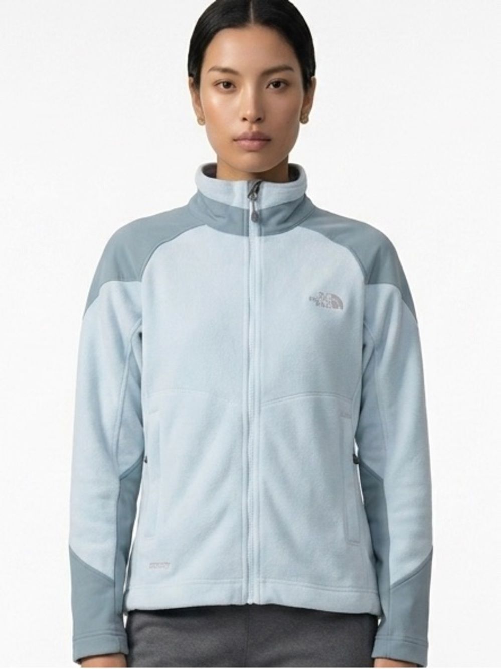 THE NORTH FACE | Windstopper Jacket Fleece Two Tone Blue Women’s Size Medium
